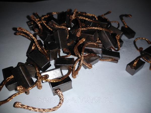 Щетка медно графитовая 8 х 8 х 16 мм/за штуку.